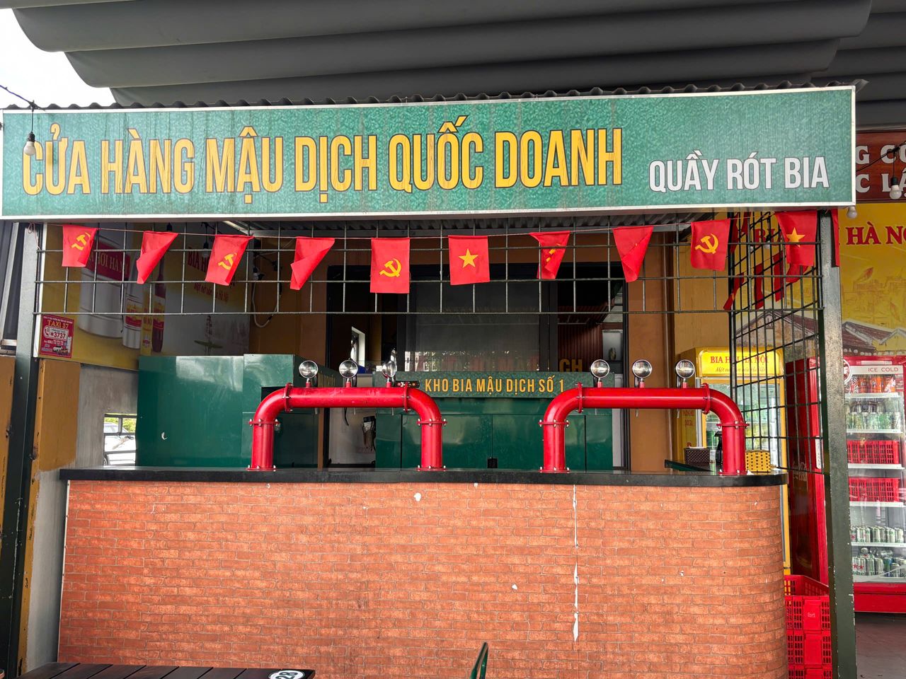 Quầy rót bia tươi